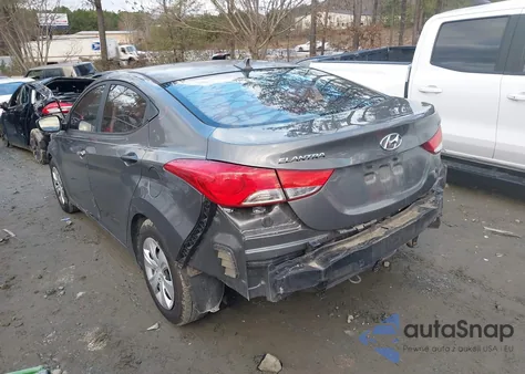 2012 Hyundai Elantra Gls из США, поврежденный, VIN 5NPDH4AE2CH146516
